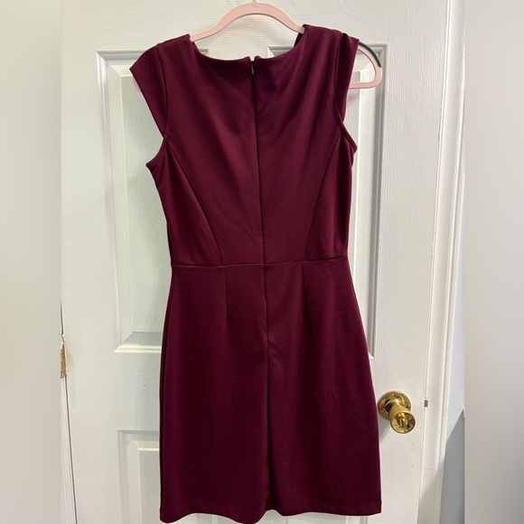 New but no tag | Banana Republic | size 4 | maroon cowl neck dress - Picture 5 of 6